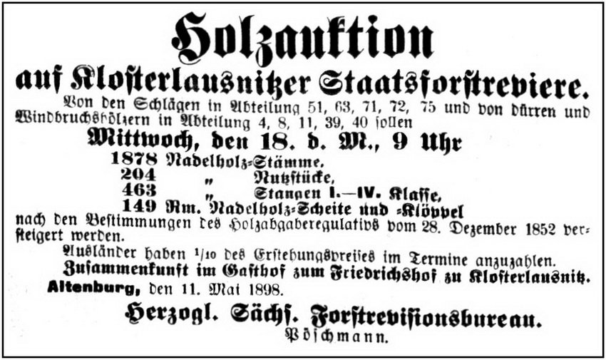 1898-05-11 Kl Holzauktion